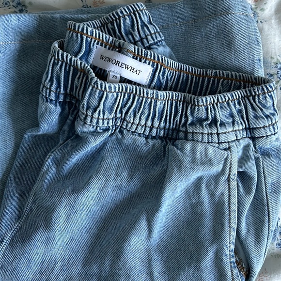WeWoreWhat Pants - We Wore What Straight Leg Pull On Jeans